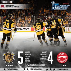Image post by @BulldogsOHL on Twitter