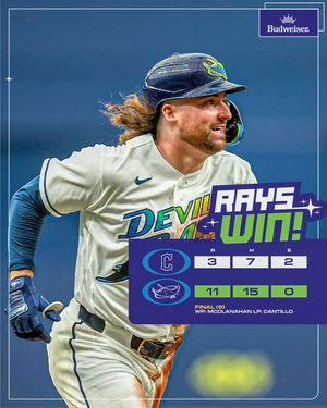 Image post by @RaysBaseball on Twitter