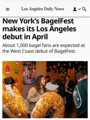 Image post by @bagelfest on Instagram