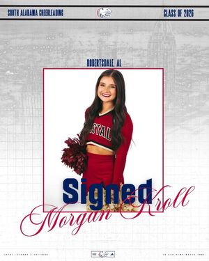 Image post by @southalabama.cheerleading on Facebook
