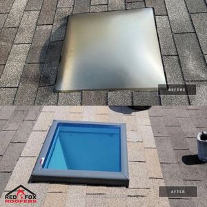 Image post by @redfoxroofers on Facebook