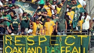 Image post by @Athletics on Facebook