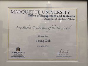 Image post by @marquetteboxing on Instagram