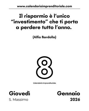 Image post by @calendarioimprenditoriale on Instagram