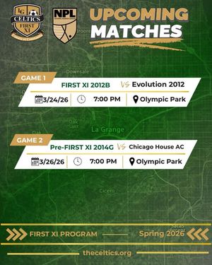 Image post by @TheCelticsSoccerClub on Facebook
