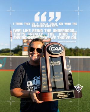 Image post by @UNCWsoftball on Twitter