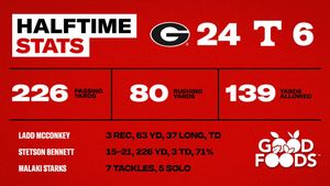 Image post by @UGAAthletics on Twitter
