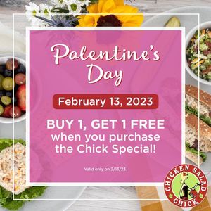 Image post by @chickensaladchickjohnscreek on Facebook