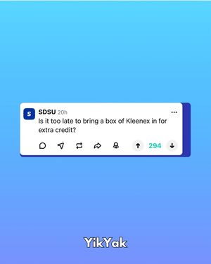 Image post by @yikyakapp on Instagram