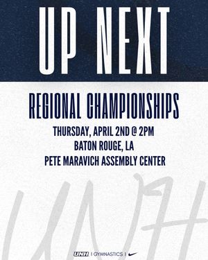 Image post by @unhgymnastics on Instagram