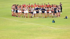 Image post by @CrowsAFLW on Twitter/X