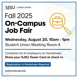Image post by @sjsu_careercenter on Instagram