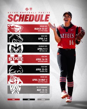 Image post by @sdsu_softball on Instagram