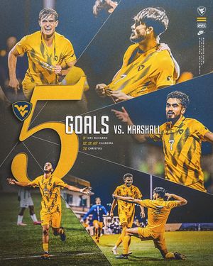Image post by @wvumenssoccer on Instagram