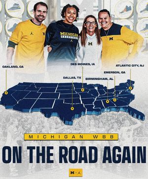 Image post by @umichwbball on Instagram