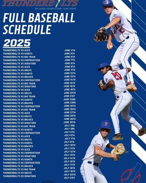 Image post by @thunderbolts_baseball on Instagram