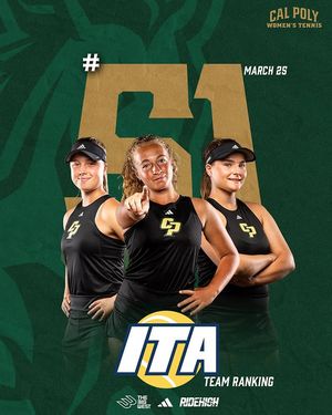 Image post by @calpolywtennis on Instagram