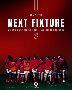 Image post by @armyrugbyunion on Instagram