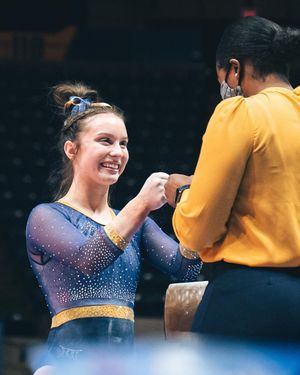 Image post by @wvugymnastics on Instagram