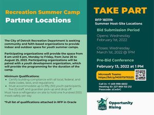 Image post by @DetroitParksRec on Facebook