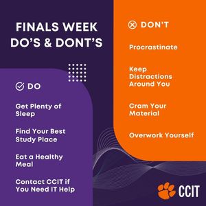 Image post by @clemsonIT on Facebook