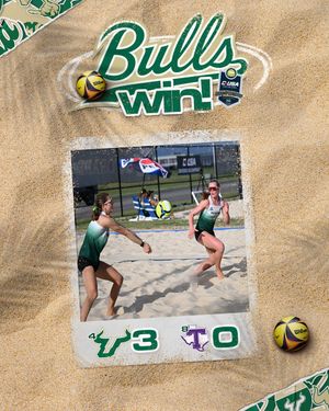 Image post by @USF_BeachVB on Twitter
