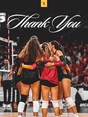 Image post by @uscwomensvolley on Instagram