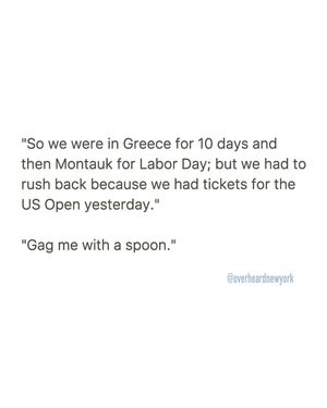 Image post by @overheardnewyork on Instagram