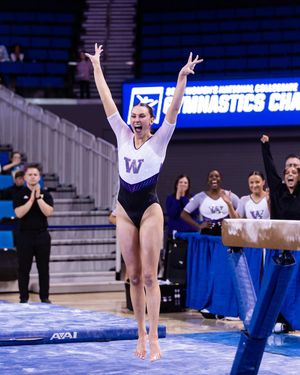 Image post by @uwgymnastics on Instagram
