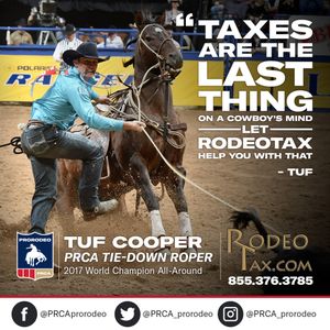 Image post by @prca_prorodeo on Instagram