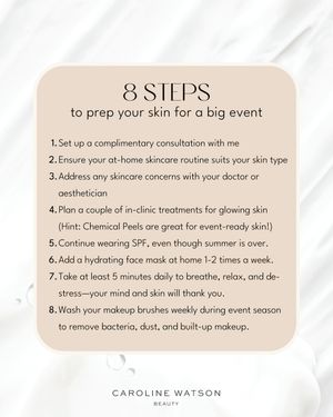 Image post by @carolinewatsonbeauty on Instagram