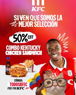 Image post by @kfcecuador on Instagram