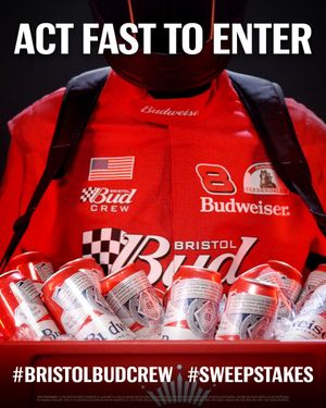 Image post by @budweiserusa on Twitter