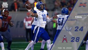 Image post by @XFLBattlehawks on Twitter