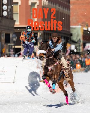Image post by @leadvilleskijoring on Instagram