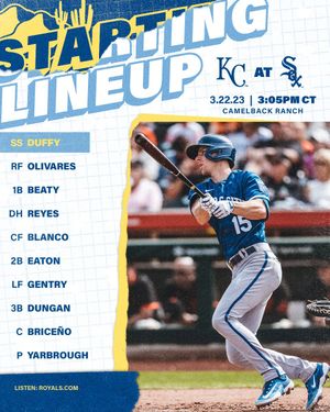 Image post by @Royals on Twitter