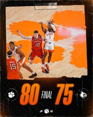 Image post by @ClemsonMBB on Twitter
