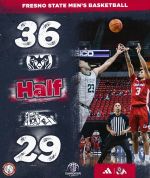 Image post by @FresnoStateMBB on Twitter