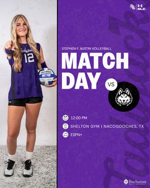 Image post by @sfa_volleyball on Instagram