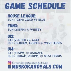 Image post by @muskokaroyals on Facebook