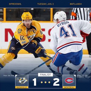Image post by @predsnhl on Instagram