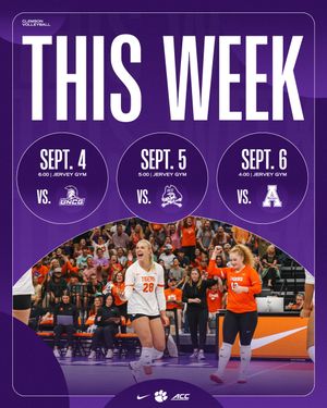Image post by @clemsonvb on Instagram