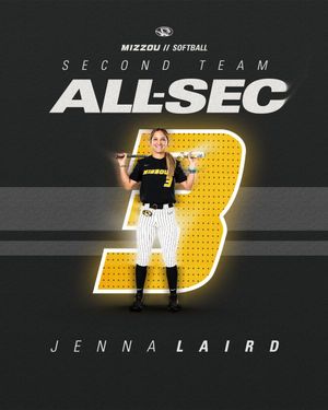 Image post by @MizzouSoftball on Twitter