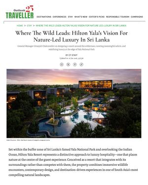Image post by @hiltonyalaresort on Instagram