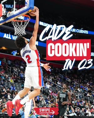 Image post by @detroitpistons on Instagram