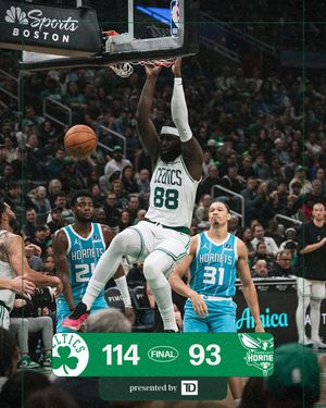 Image post by @celtics on Instagram