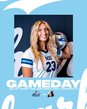 Image post by @nsu_vball on Instagram
