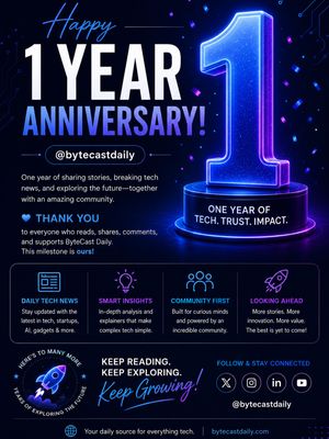 Image post by @bytecastdaily on Instagram