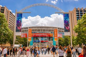 Image post by @wembleystadium on Twitter/X