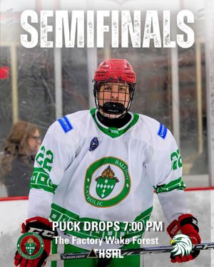 Image post by @raleighcatholicpuck on Instagram